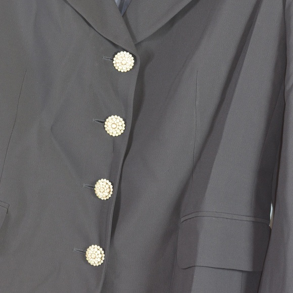 Crystal Button Dressy Jacket SZ XL - Picture 5 of 7